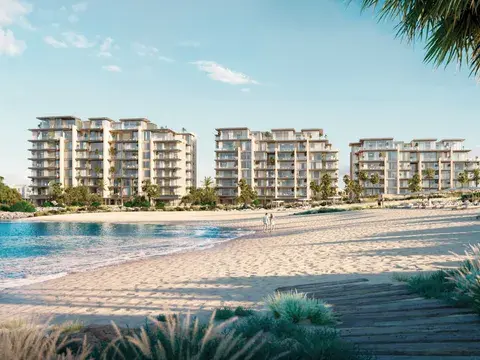 Solaya’s low-rise buildings along the Jumeirah beachfront