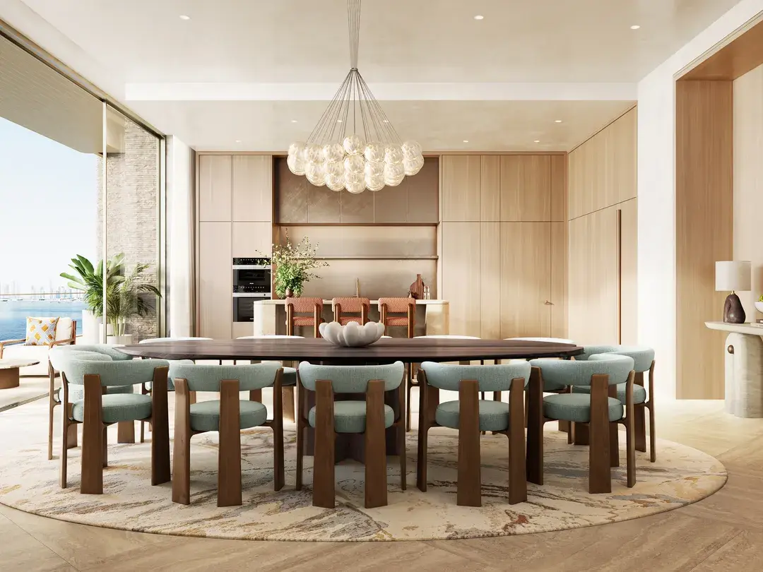 Dining room in a Solaya residence